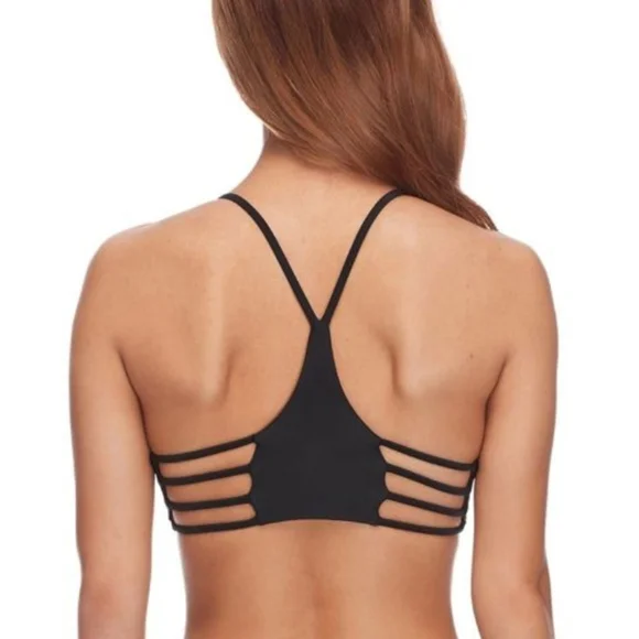 Body Glove Black Triangle Bralette with Adjustable Straps - Picture 2 of 3